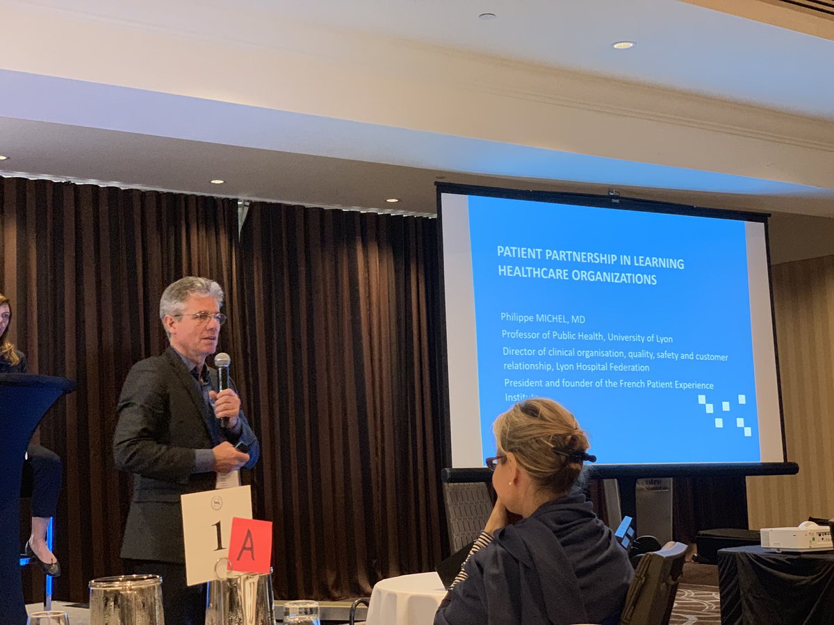 ParolePatient's tweet photo. Philippe Michel, President and Founder, L’Institut français de l’expérience patient a non-profit organization whose mission is to contribute to making the patient experience a lever of transformation of the health system #isppp https://t.co/dzL6WwcoUd