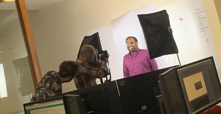 CodeweaversDevs's tweet image. Indy behind the scenes 📸
Head of Security Indy helps out with some new photos for our revamped website in our makeshift studio