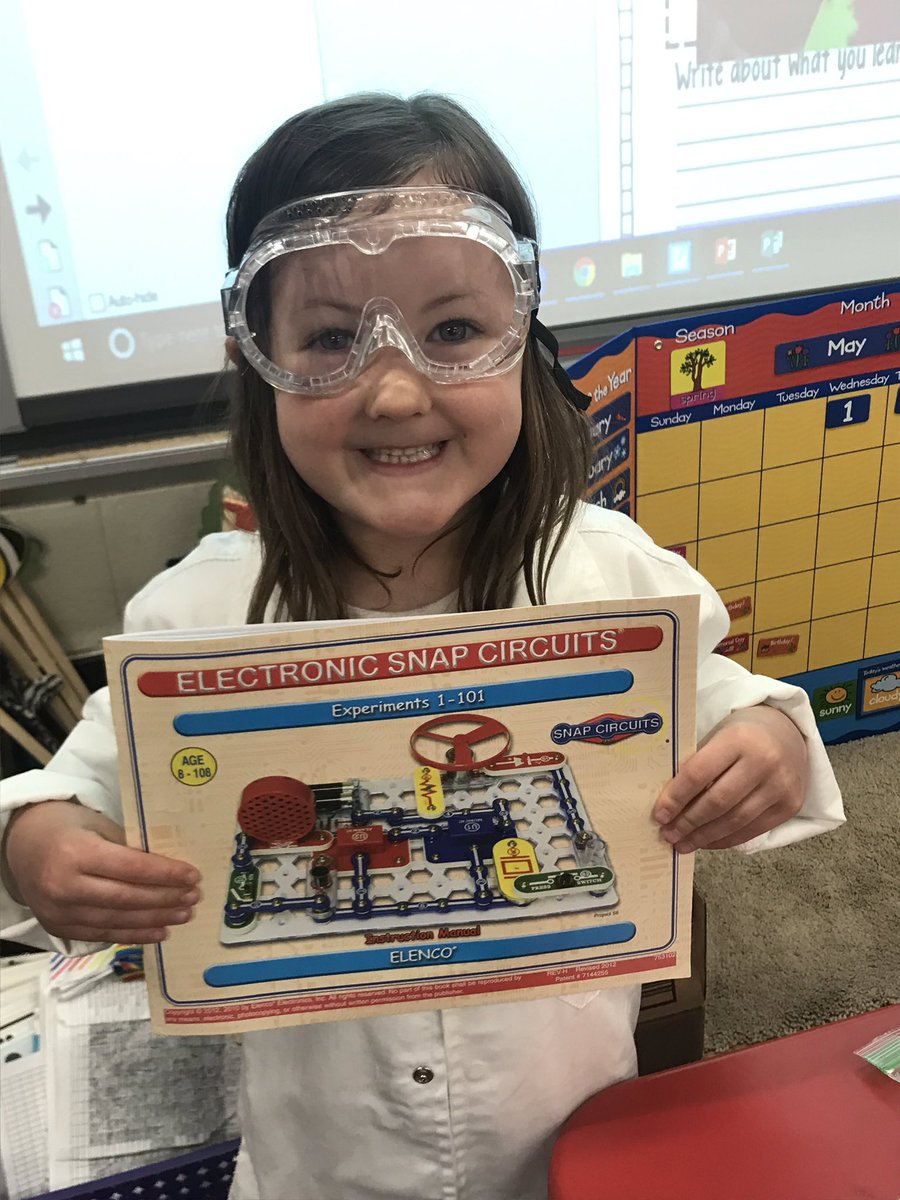 KdgFullday's tweet photo. Scientist of the Week!!! Emma used a an electrical circuit board and created a door bell that plays Happy Birthday!🎉🎈🎊 #rrcschools #sciencerocks https://t.co/dQ9QbeU7v9