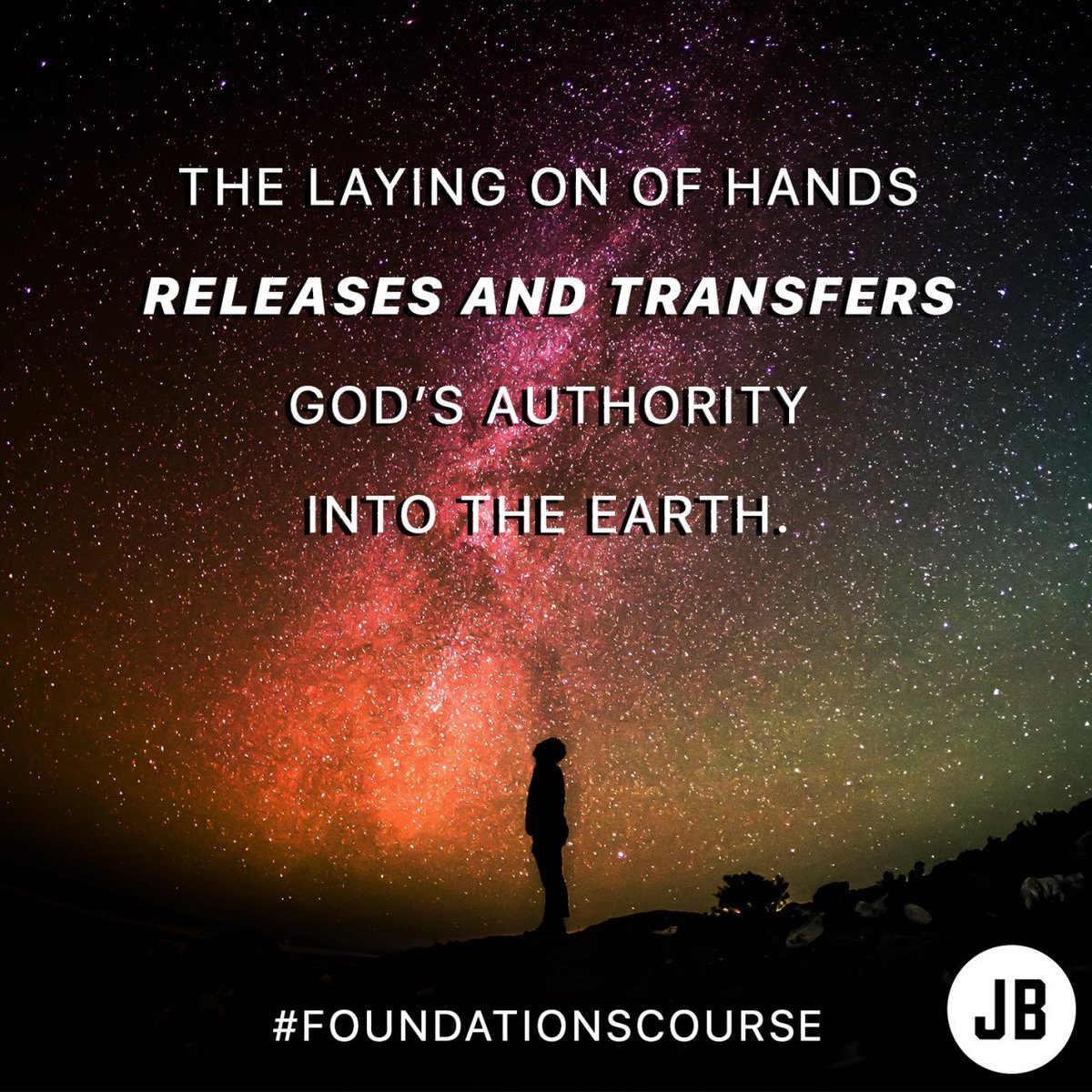 JohnBevere's tweet photo. All throughout Scripture, there is an impartation that occurs with the laying on of hands. It’s part of how the realities of God’s kingdom are spread from one person to another.
(Learn more in our new #FoundationsCourse—https://t.co/QkPGDkPApK) https://t.co/MPH8ewmwSO