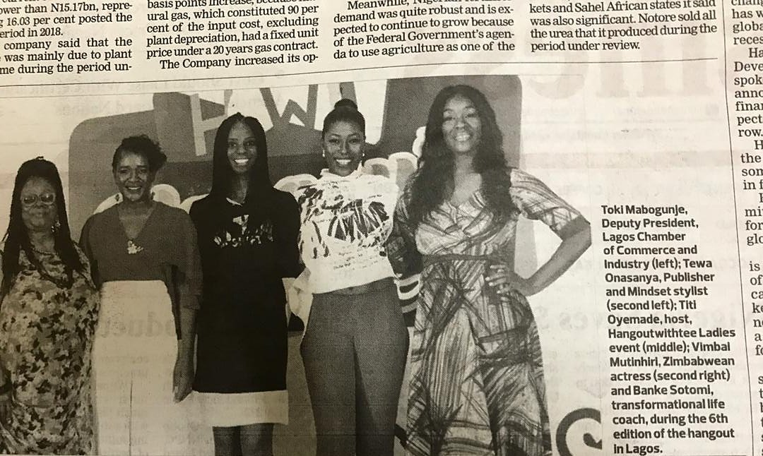 HangOutwithTee's tweet photo. Today in the Daily Independent Newspaper, page 22, Friday May 3 #hangoutwithtee6 #OyaShift https://t.co/5EijB9cdjJ