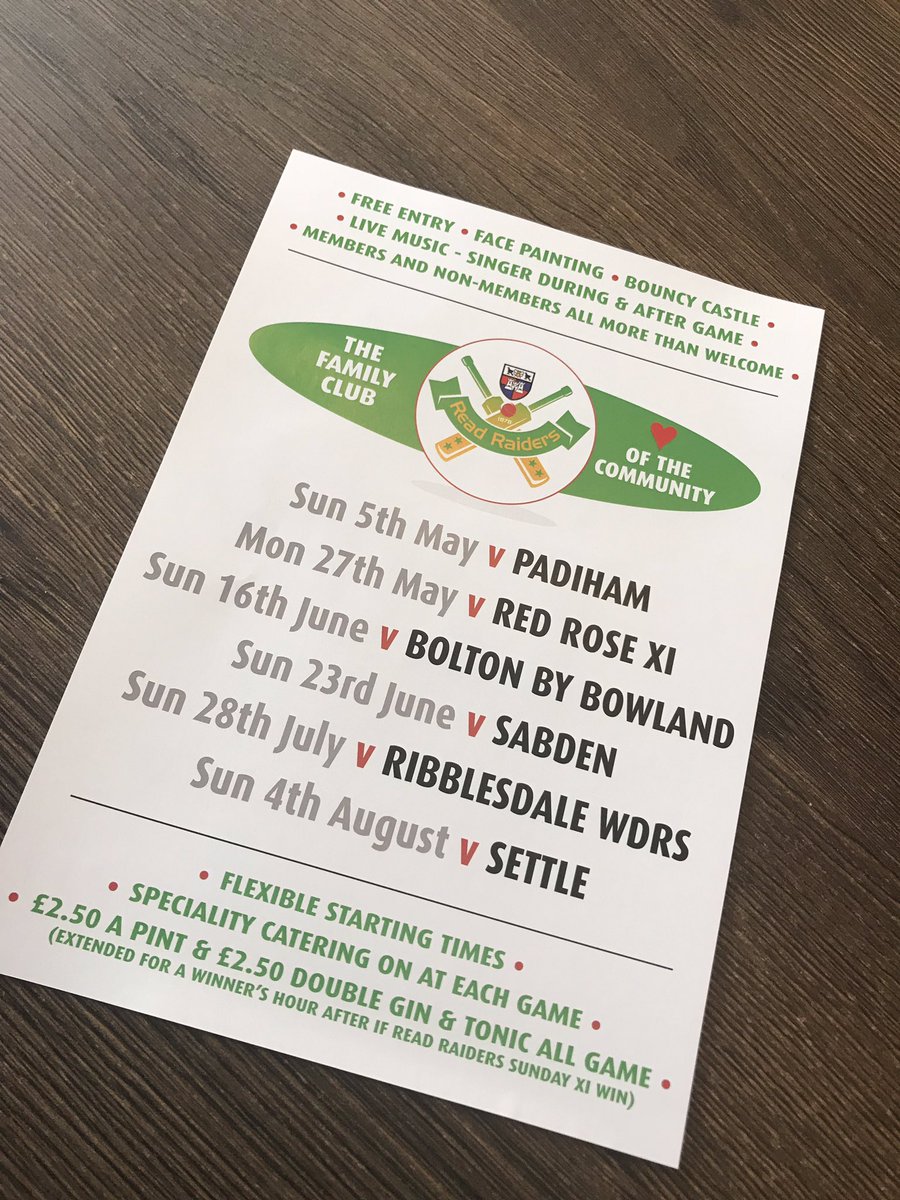 ReadCricketClub's tweet image. Coming through your Read and Simonstone letter box over this weekend. Please save dates and support your local club ! 🏏Sunday players also wanted ! #FamilyCricket #Offers #ShortFormat