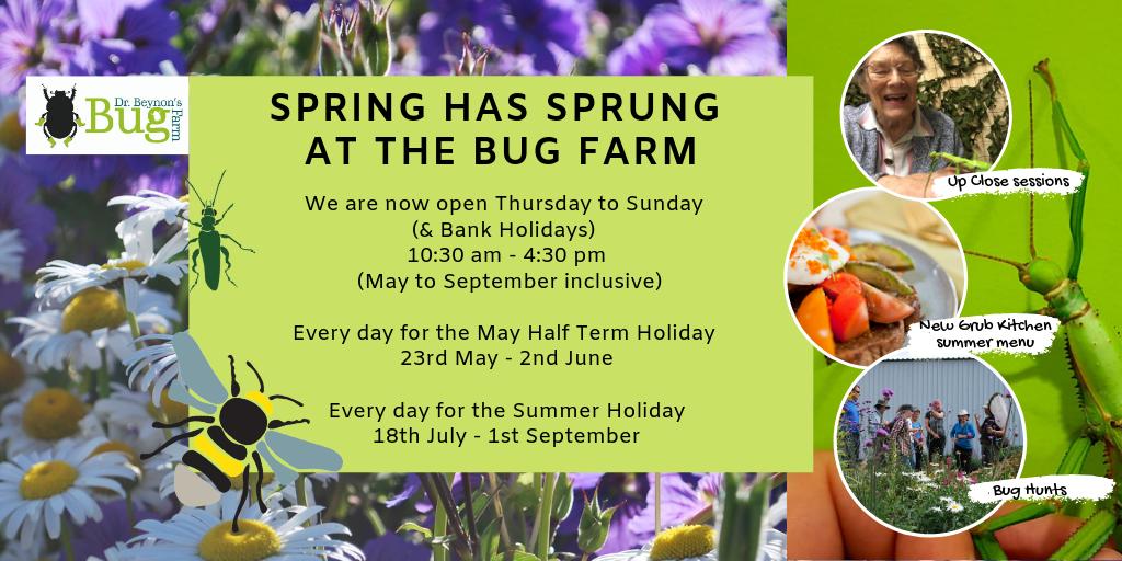 Spring has sprung here and we are now open Thursday - Sunday and then every day for May Half Term and the Summer Holidays. #thingstodo #notjustforkids #farming #invertebrates #insects #gardens #walks #fun #food #coffee #café #stdavids #pembrokeshire #findyourepic #gwladgwlad