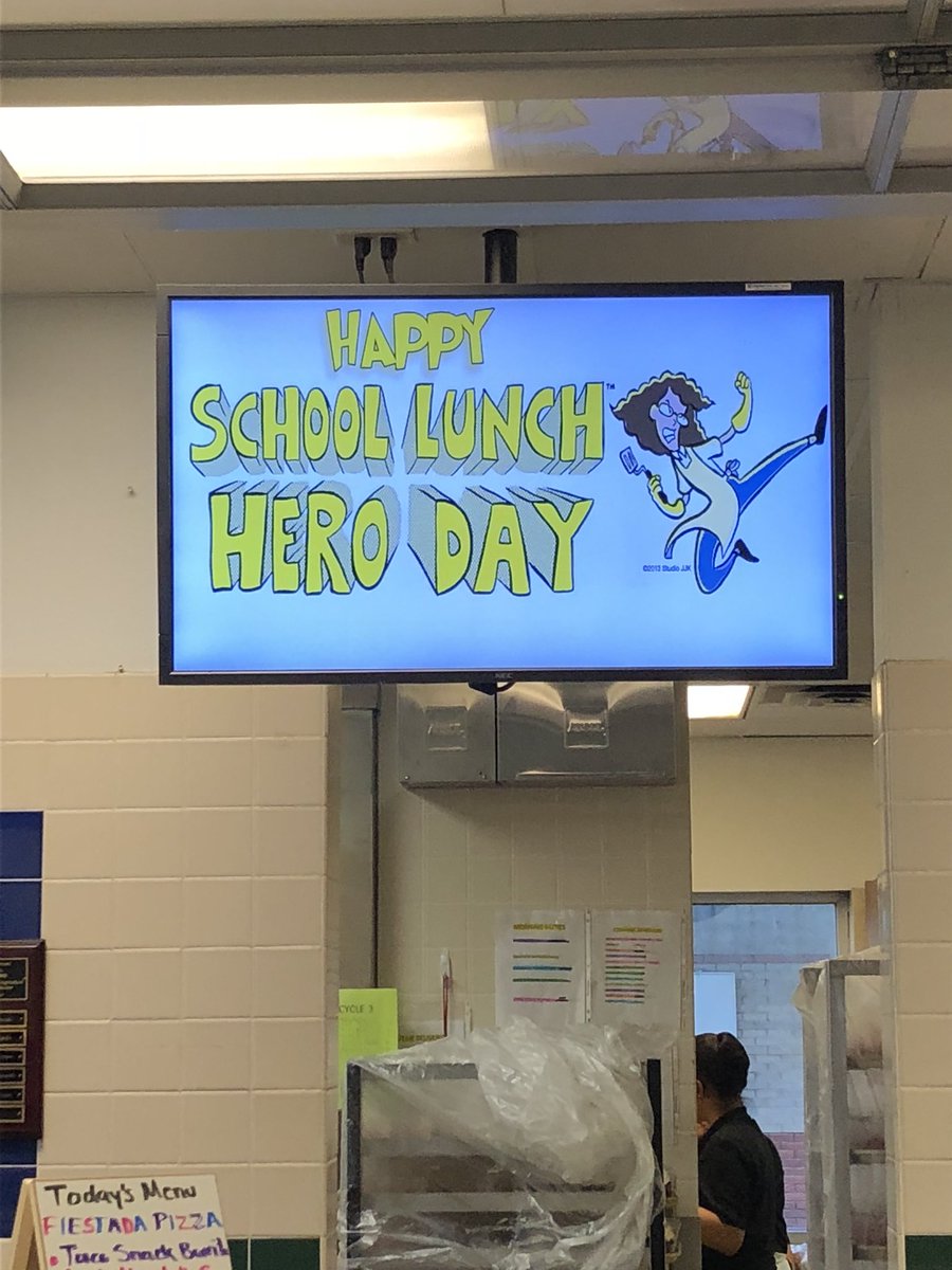 Jennyeyer's tweet photo. An incredible example of a school district recognizing the impact of school meals on a student’s education. Thank you, @IrvingISD! Everyone from the Superintendent to the Nutrition staff was dressed in their superhero best to celebrate! @childrenatrisk https://t.co/xI0K3HtYxr