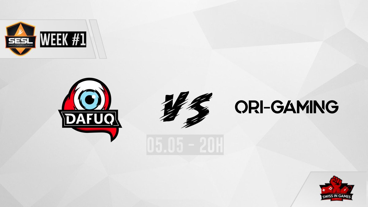 TeamDafuq's tweet photo. Ce dimanche notre line-up CS affronte l'équipe #origaming pour la première semaine de @esportsleaguech.

 BO2 qui commence à 20h, GL &amp; HF ! https://t.co/6OIiA2E26m
