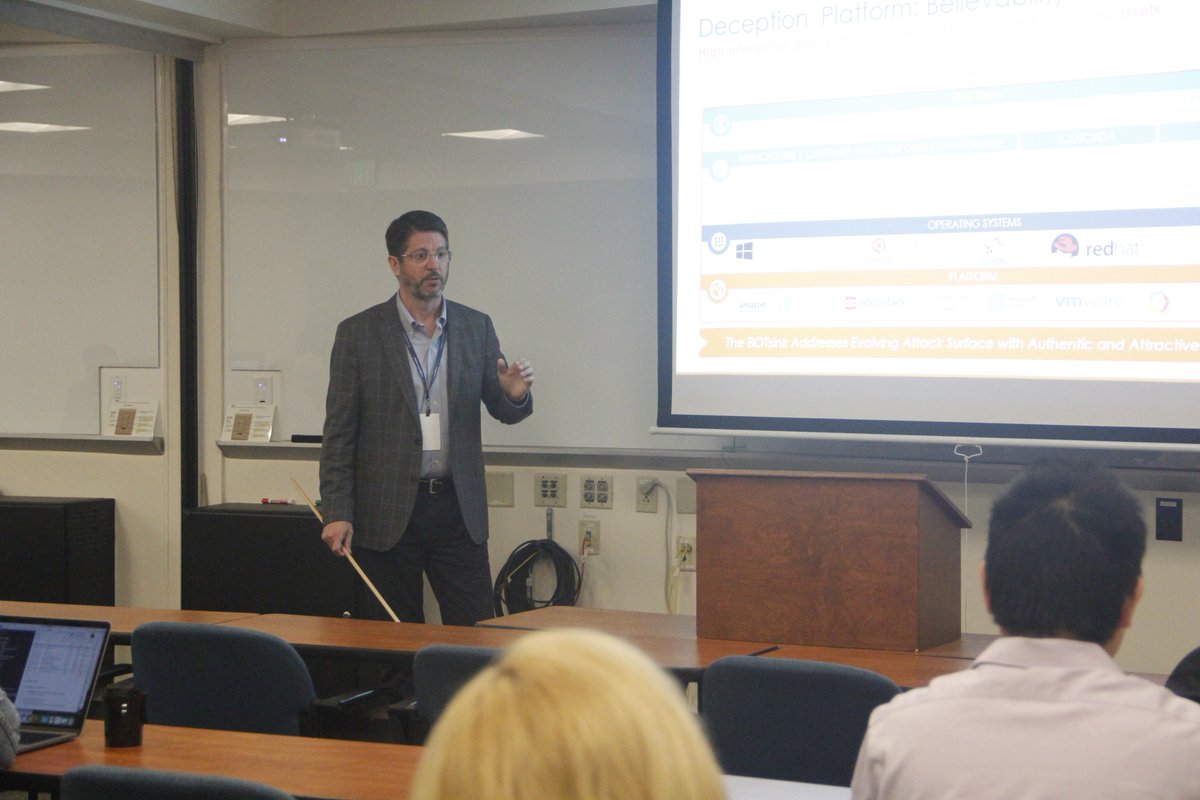 IACD_automate's tweet image. Tony Cole @NoHackn CTO of @AttivoNetworks speaks in his Breakout Session on the role of deception in security automation. Defense must build and enable automated responses to counter new deceptive threats. Very informative. #IntegratedCyber #IACDautomate