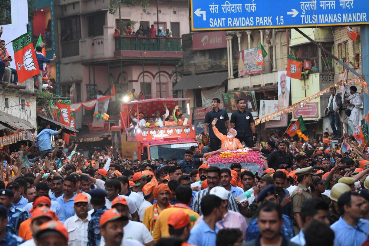narendramodi's tweet photo. Inaugurating new development works.

Kickstarting long pending projects. 

Going to places associated with India’s culture. 

Engaging with professionals.

Vibrant political rallies. 

The last 125 days have been both memorable and humbling. https://t.co/3YEy6B5t0E