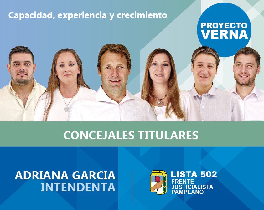 agintendenta's tweet photo. Te invito a que conozcas nuestros candidatos a Concejales Titulares.
Compañeros trabajadores, comprometidos y con valores inquebrantables.

1º Concejal BELLENDIR, Sergio

2º KISNER GARCÍA, María 

3º PONCE, Marcos

4º Concejal COMBA, Nicolás 

5º KAISER, Claudia

6º THOME, Maxi https://t.co/WuFikz7XDU