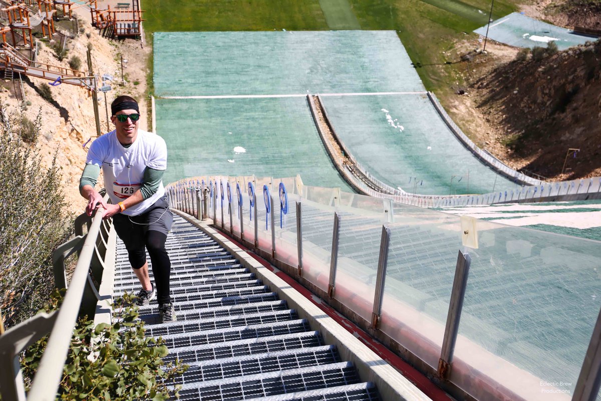 Leg 4: Utah Olympic Park to Canyons Cabriolet Parking Lot
Distance 3.0 miles 
Difficulty: Very Hard

Yep. It's the infamous UOP stairs leg. This leg is epic and the views won't disappoint!

runningwithed.com/racedayinfo/co…

#RWE2019 #UOPstairs #itsagasser #runforgood #welovepubiceducation