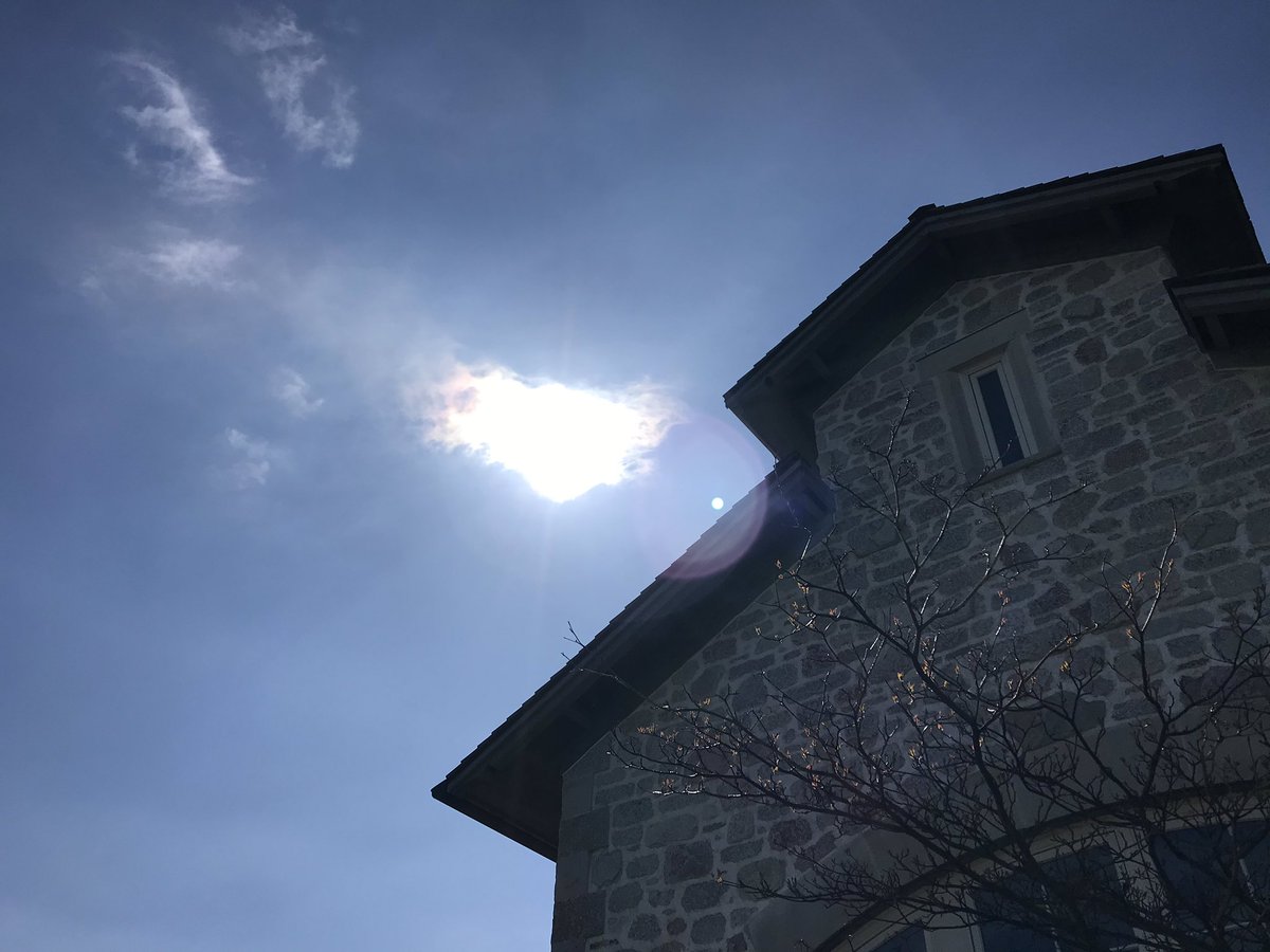 Hello sun. Welcome back. We missed you.