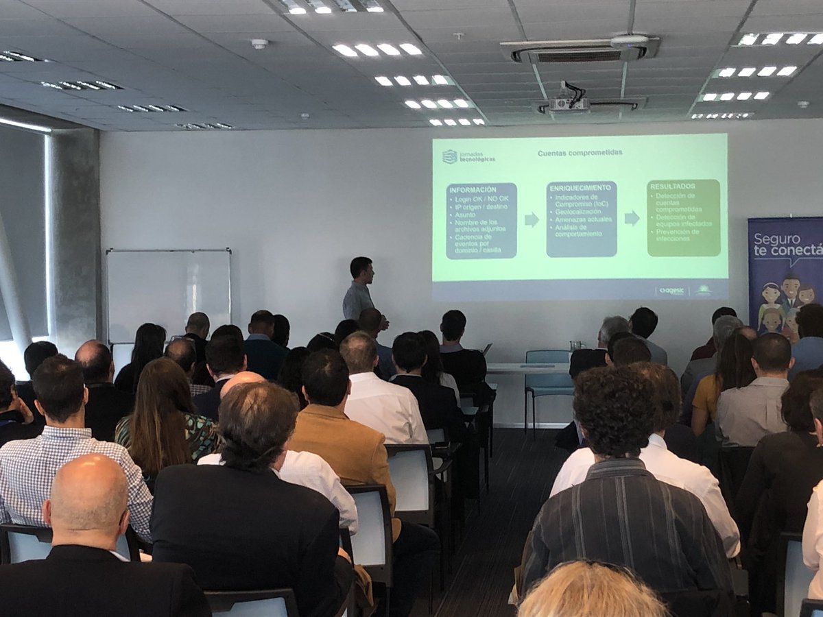 Sala completa! #jornadastecnologicas #cybersecurity #agesic