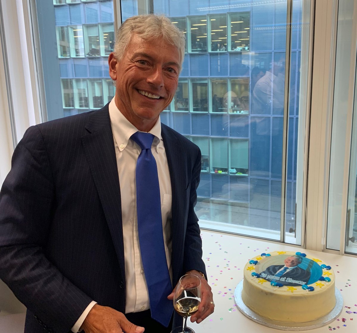StemcorGlobal's tweet photo. Our much loved Group CEO, Steve Graf, has celebrated 30 years of dedicated service.  Our London team marked the occasion with a surprise party!  #Steel #Stemcor https://t.co/5de38Ml7XF