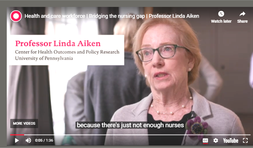 Linda H. Aiken (@lindaaiken_penn) on Twitter photo What happens when U make nursing a more attractive profession? Speaking at the .<a href="/HealthFdn/">The Health Foundation</a> RE: how the US has tackled its #nursing shortage, allowing nurses to provide the highest quality care while delivering better nurse satisfaction & retention. youtu.be/0R1MKvCPbCA What happens when U make nursing a more attractive profession? Speaking at the .<a href="/HealthFdn/">The Health Foundation</a> RE: how the US has tackled its #nursing shortage, allowing nurses to provide the highest quality care while delivering better nurse satisfaction & retention. youtu.be/0R1MKvCPbCA