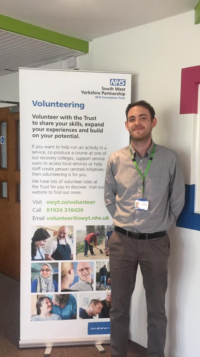 VolSWYFT's tweet photo. Dylan is #volunteering with @allofusinmind Quality Improvement Team to hear the views of people using services. #improvingservice #Inclusion Find out about volunteering with us at https://t.co/SRfiW9wad1 https://t.co/lRwSHFIYeX