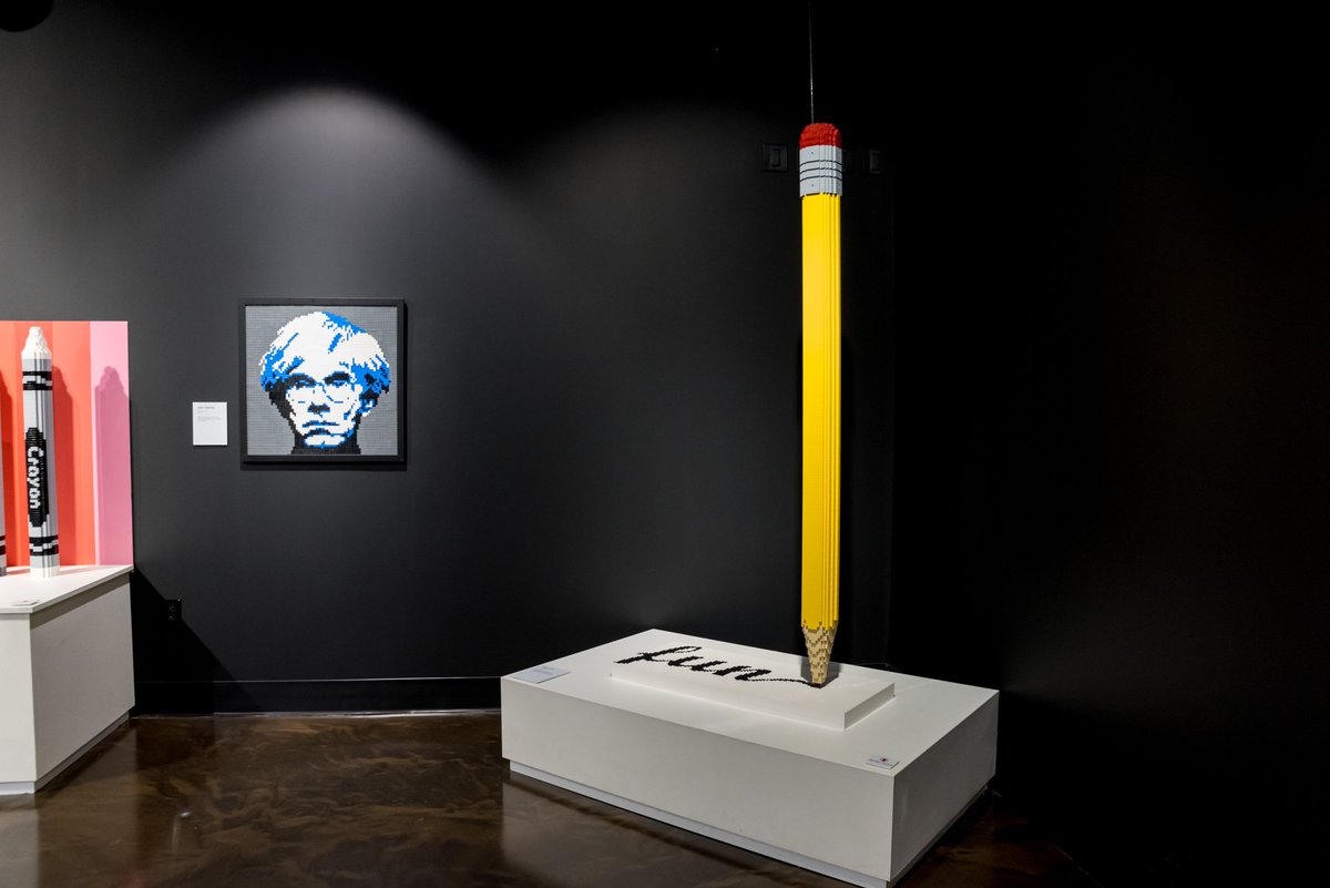 buffaloscience's tweet photo. Don't let the picture fool you! This LEGO Pencil stands 6 feet tall!
Check out more of the 80+ sculptures from artist @NathanSawaya at THE ART OF THE BRICK, presented by M&T Bank.
But you better hurry, this exhibit packs up for good this Sunday!
#LEGOBuff #ArtoftheBrick https://t.co/pneXofgfD4