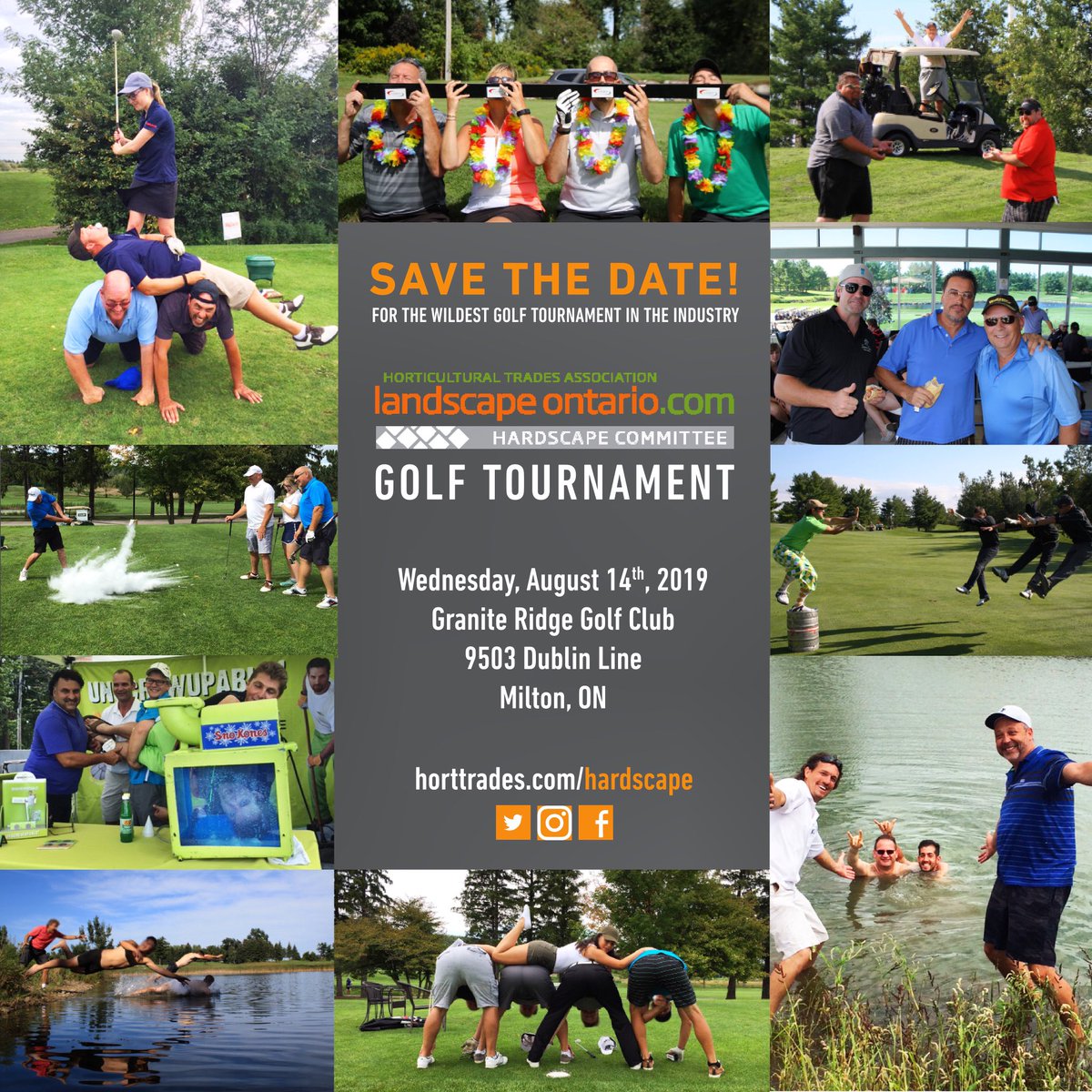 Save the date! August 14th!! #LOHC Annual Golf Tournament is back!