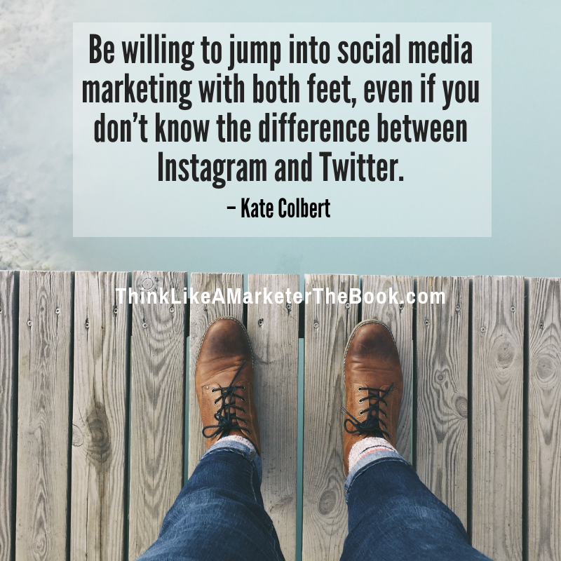 KateColbert's tweet image. Social media platforms are a powerful superhighway to your customers &amp;amp; prospects. So even if you're uncomfortable marketing here, it's time to jump in. See Chapter 6 in my book for more. amzn.to/2Y4Udvn

#ThinkLikeAMarketer #OneBookToTransformYourCompanyOrYourCareer