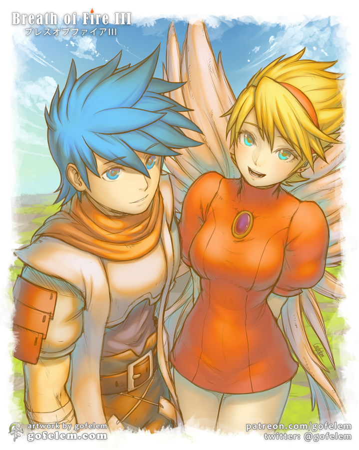 Gofelem 🌿 on Twitter "My fanart of Breath of Fire III/ブレスオブファイアIII. My all time favorite