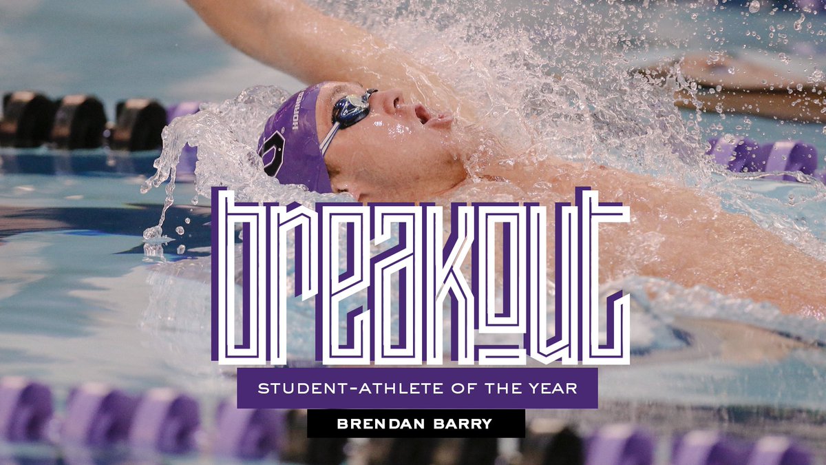 #TCU Male Breakout Student-Athlete of the Year: @TCUSwimDive's Brendan Barry!

😈 2nd Team All-Big 12 in 200-back
😈 NIC championship finalist in 500-free