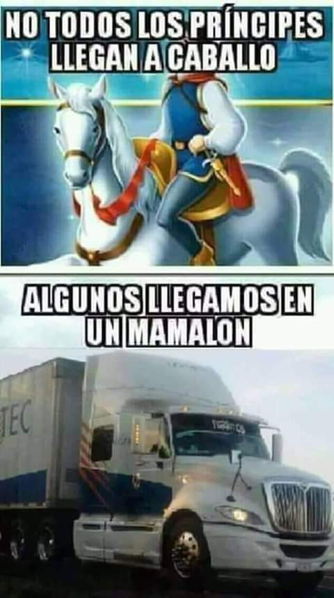 Mayxon3's tweet image. Asi no todos lo llegan en caballos