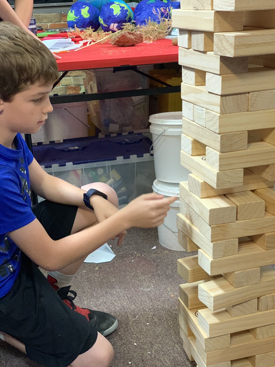 Naz5thgrade's tweet photo. More intense #Jenga competition pics  over #ScienceStaar Review 😎 https://t.co/m7p8UZberG