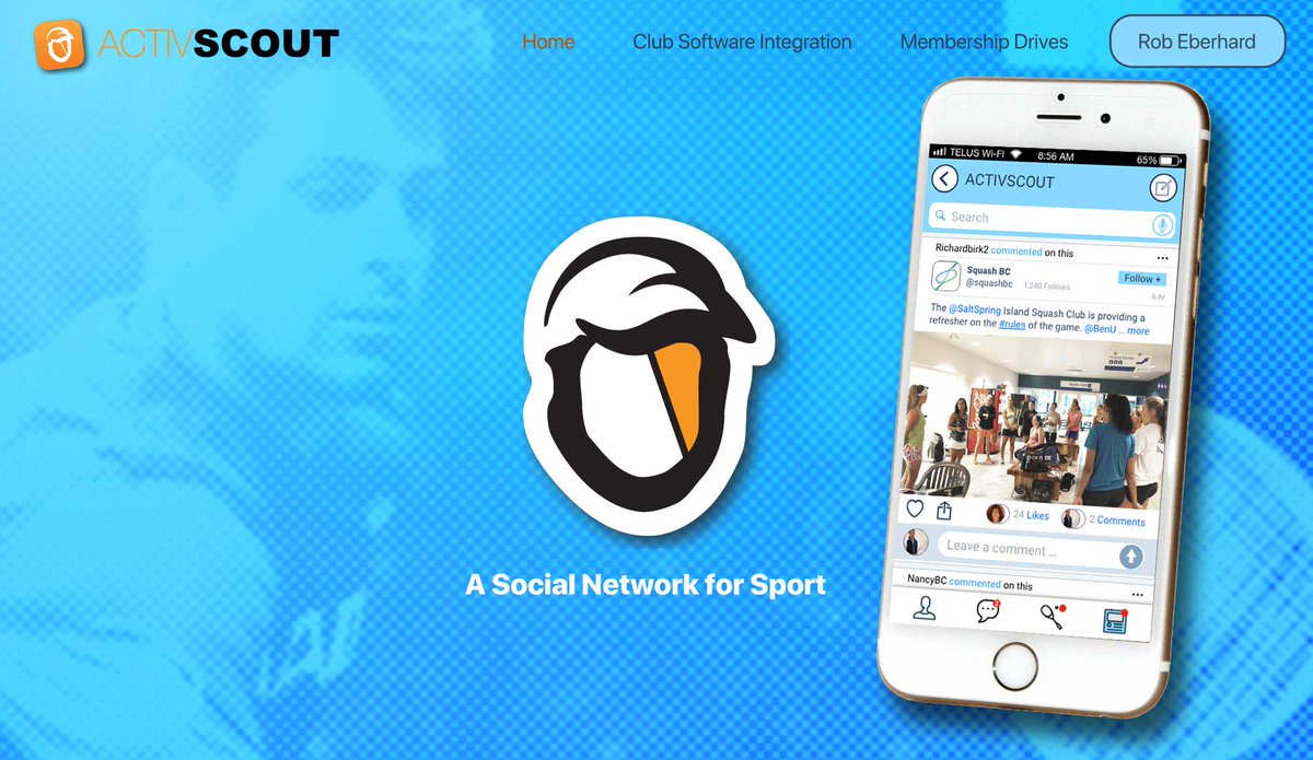 On May 15th we will be launching our app. Really pushing hard now to change the world of sports.