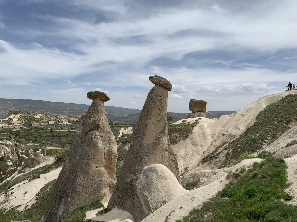 Do you know what these natural rock formations?
#fairychimneys
#Cappadocia
#Anatolia 
#Turkey