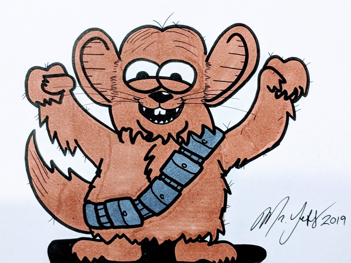 Chinbacca the Chinny-Wookiee #sharpie #art #arts #artist #drawing #cartoon #starwars #Chewbacca #cosplay #cartoonist #illustration #chinchilla #ColoringBookForKids #cute #artistsontwitter #copicmarkers 
Copyright 2019 © Jeff Campbell Publishing. All Rights Reserved