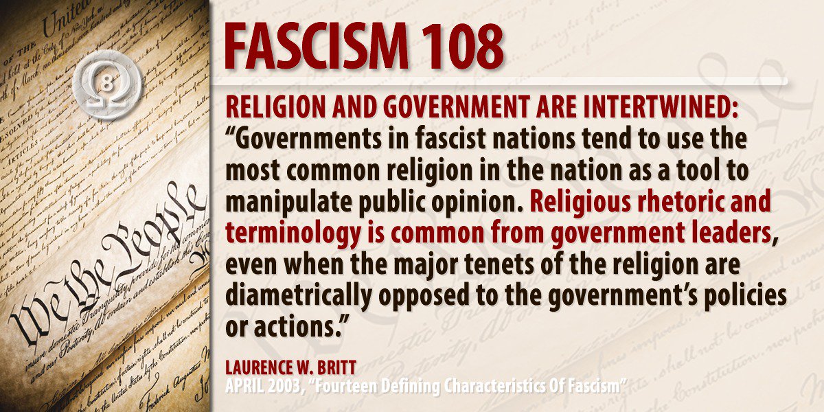 RELIGION AND GOVERNMENT ARE INTERTWINED