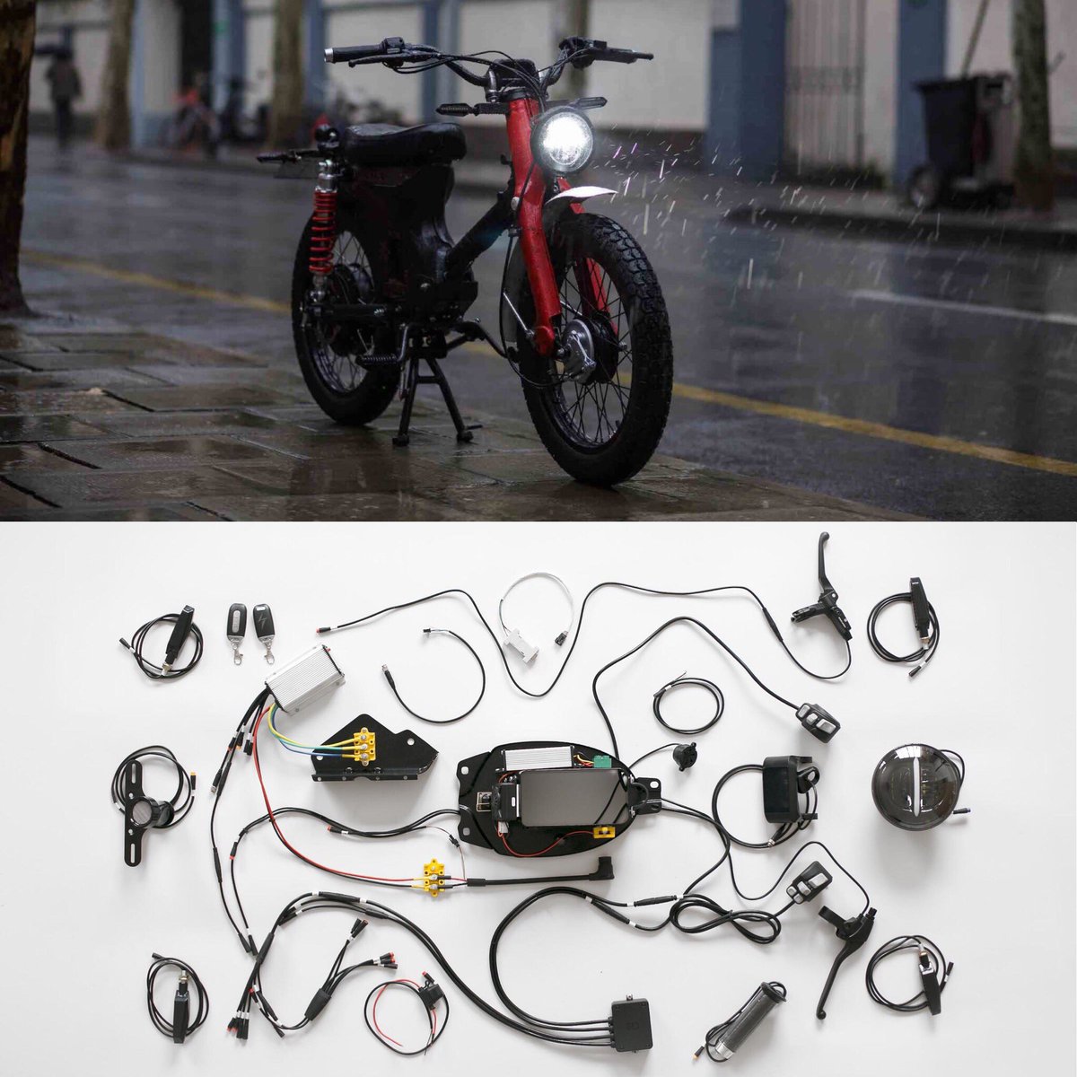 Silodrome's tweet photo. The eCub – A Kit To Turn Your Honda Cub Into An Electric Motorcycle
Link: https://t.co/Y3XvEYX2GW
#ecub #hondacub #electricmotorcycle #electricbike #electricvehicle #motorcycle #motorbike https://t.co/66ma34z7mt