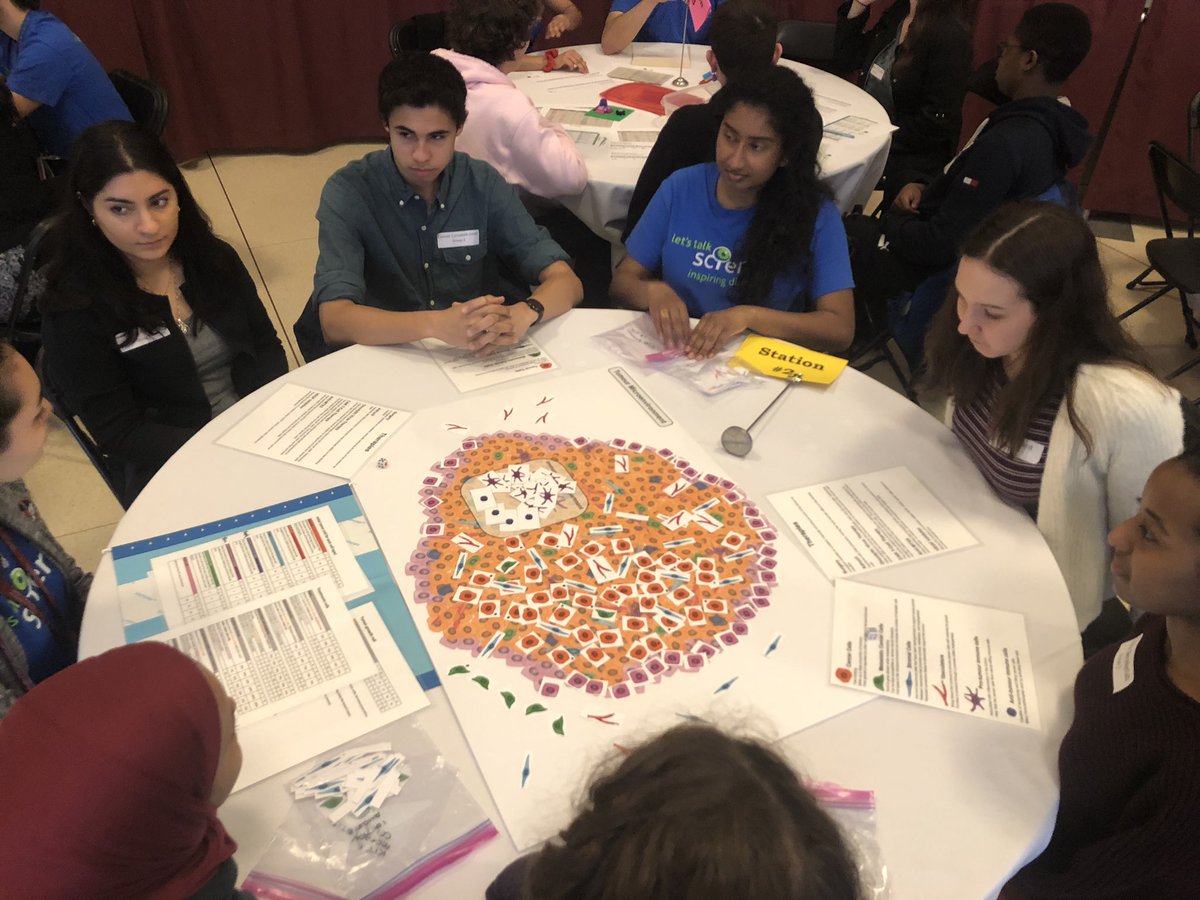 LTCOttawa's tweet photo. Can this team of doctors beat this complex, heterogenous tumor? Different treatments may target different cell types! #LetsTalkCancer2019 @LetsTalkScience https://t.co/wOGXj5BE4v