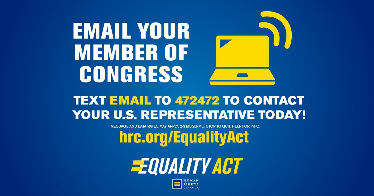 Email your member of Congress - text EMAIL to 472472