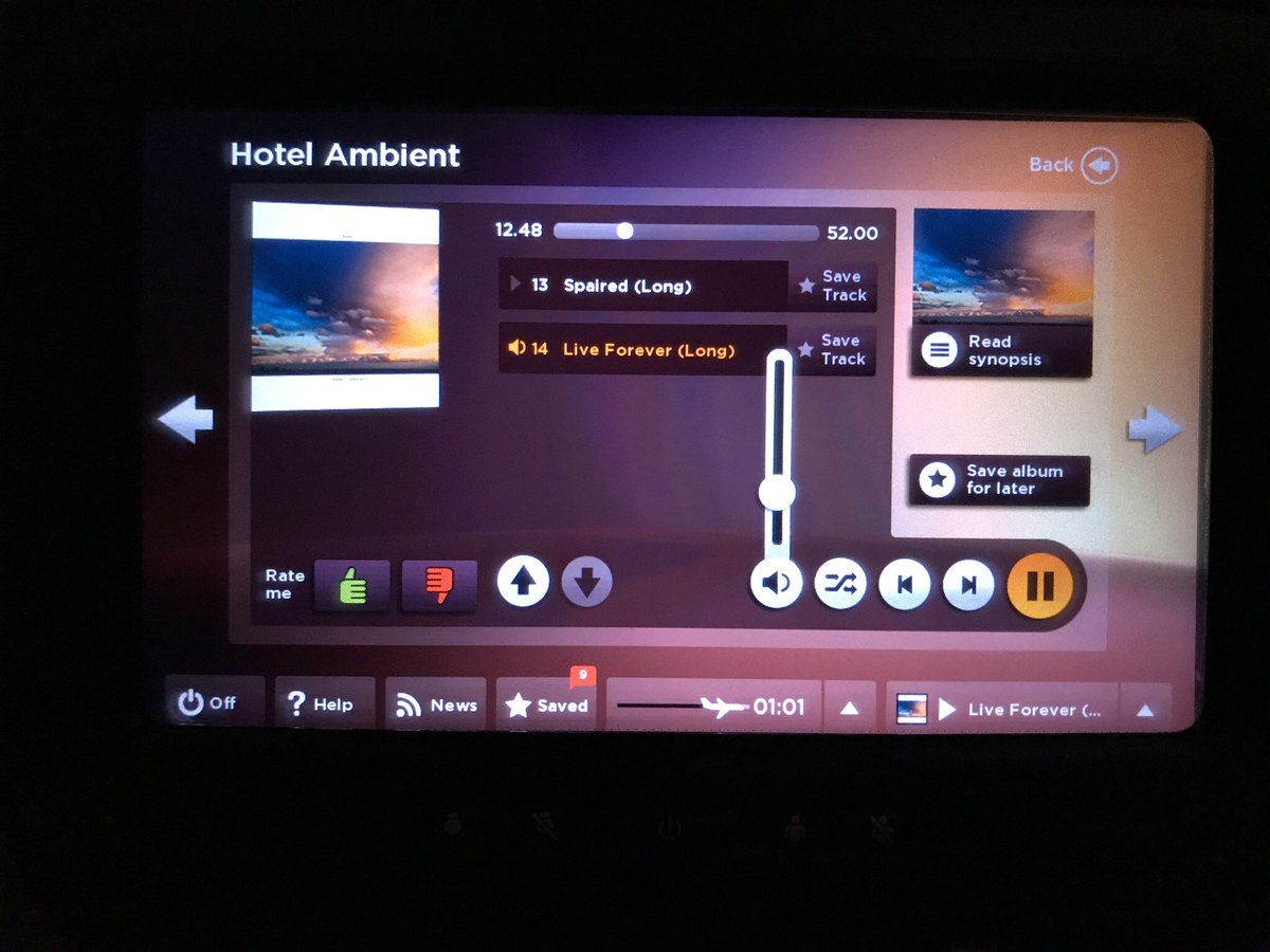 A9: I was having a hard time falling asleep on a flight to London but the ambient music on <a href="/VirginAtlantic/">virginatlantic</a> helped me drift off. 😴 #TravelSkills