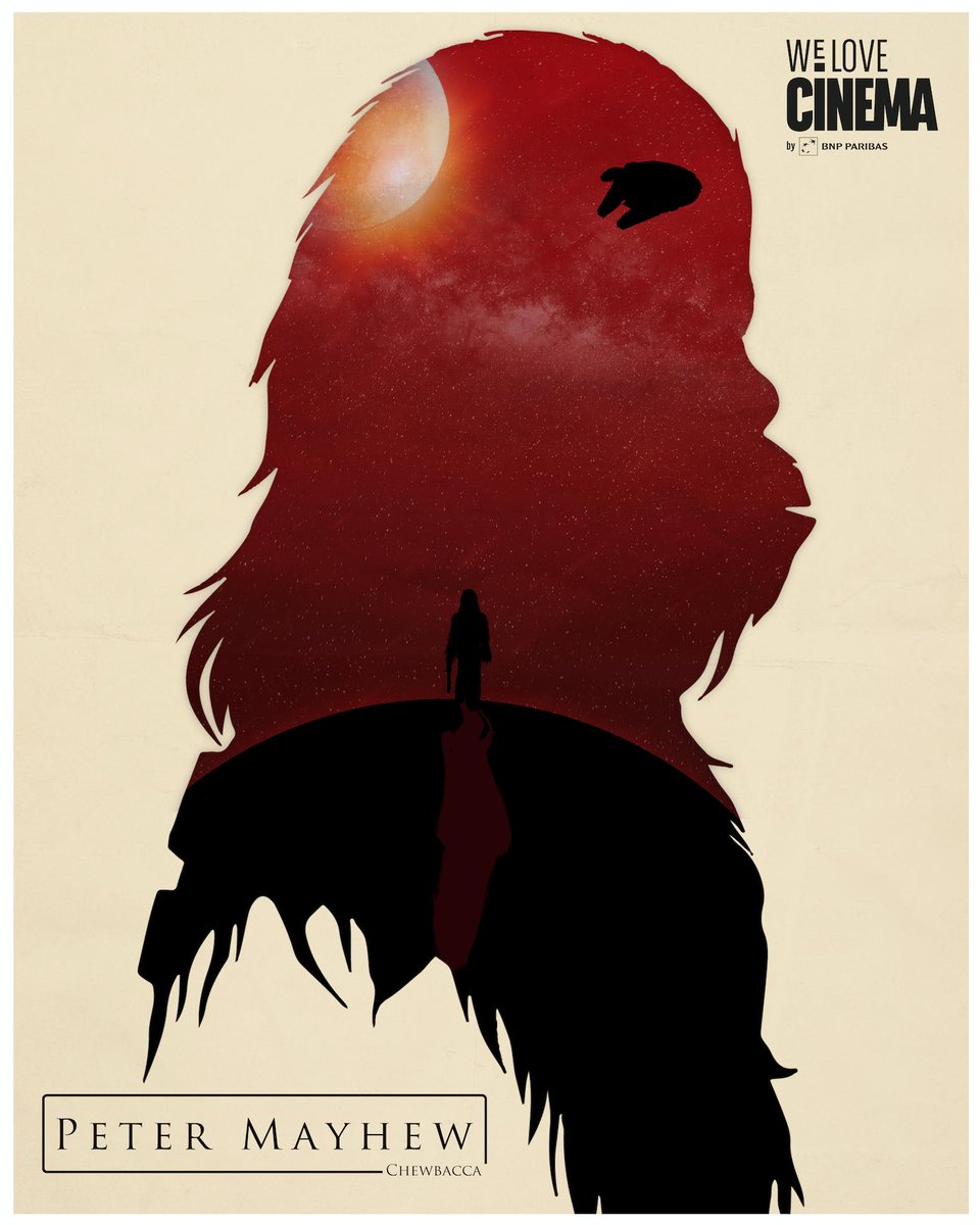 welovecinemafr's tweet image. Peter Mayhew - 19.05.1944 / 30.04.2019
Un acteur qui continuera de vivre à travers son personnage. May the force be with him. #Maythe4th