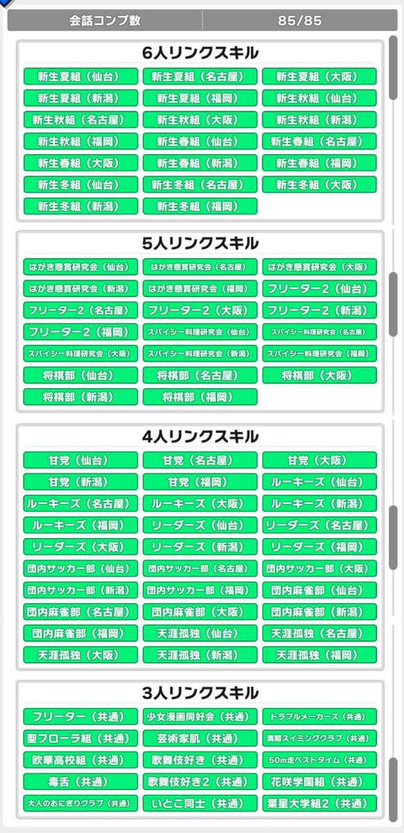 リンクスキル a3 地方公演