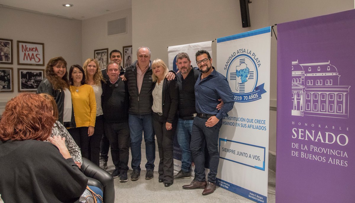 ATSALaPlata1's tweet photo. #SerDetextos2019 #SANIDADLAPLATA reconociemintos literarios a nivel provincial. junto a @SociedadAs @defensoriaPBA  #Senadoprovincial
apoyando y difundiendo la #cultura @PedroBorgini @carlingrande @hectordaer @otamendigabriel @CronicaSindicaL https://t.co/Pei7dQaZkW