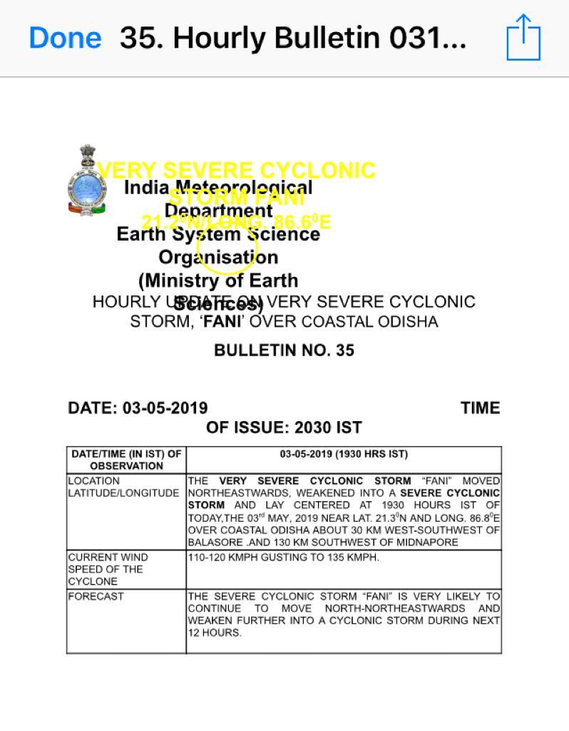 kartikeya_1975's tweet image. #CycloneFaniUpdate