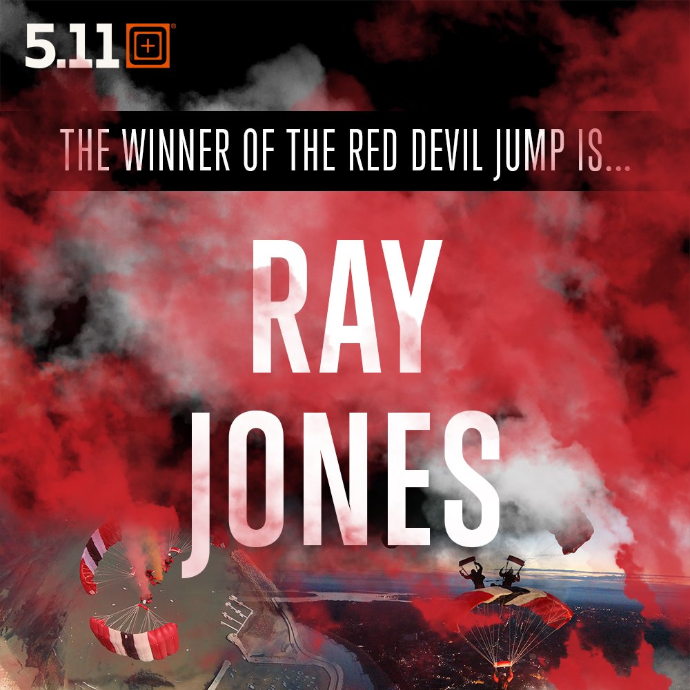 TacTree's tweet photo. Congratulations to Ray Jones, who has won the tandem skydive with the @RedDevilsOnline
#mytactree #reddevilsfreefallteam #parachuteregiment #tacticalgear #tacticalwear #511tactical https://t.co/VA9UjHxVjo