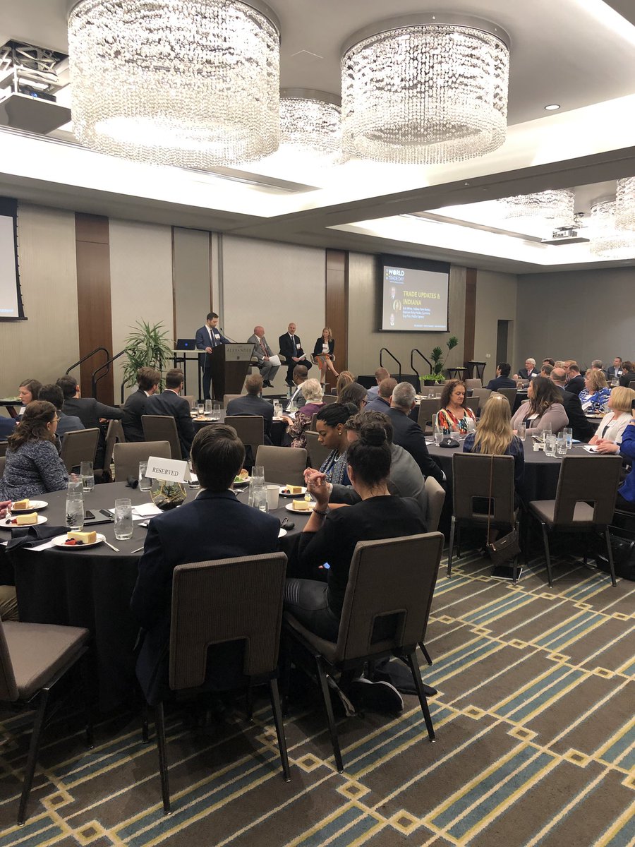 IndyChamber's tweet photo. In 2017, Indiana was the 11th largest exporter in the US. This emphasizes how current trade deals have a large impact on our state and businesses. #GlobalIndy https://t.co/MwO3sb4u6y