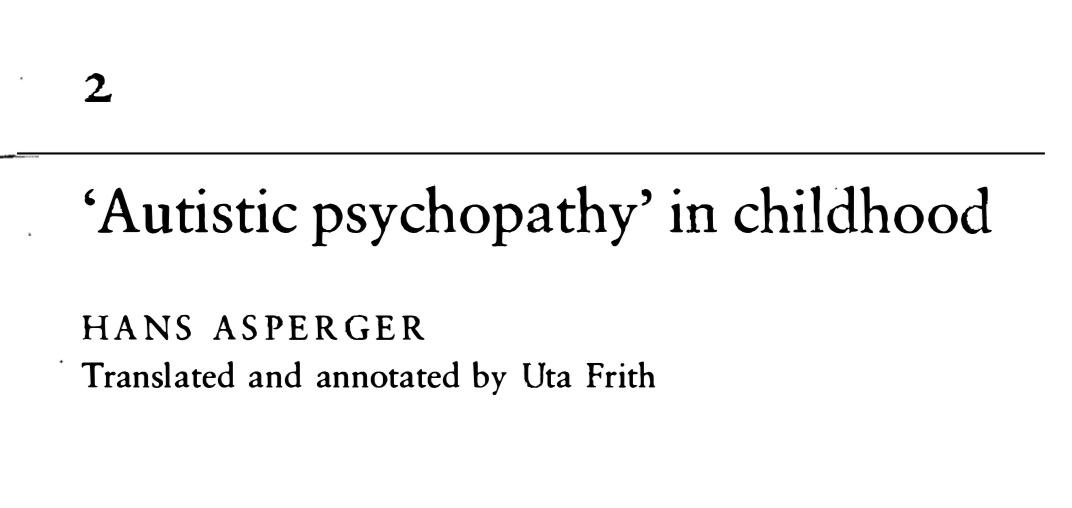 16) Hans Asperger was at a loss to explain what was causing these children to experience strange neurological symptoms. He saw over 200 children—every one of them boys, & they closely resembled the children Leo Kanner had seen in Baltimore.