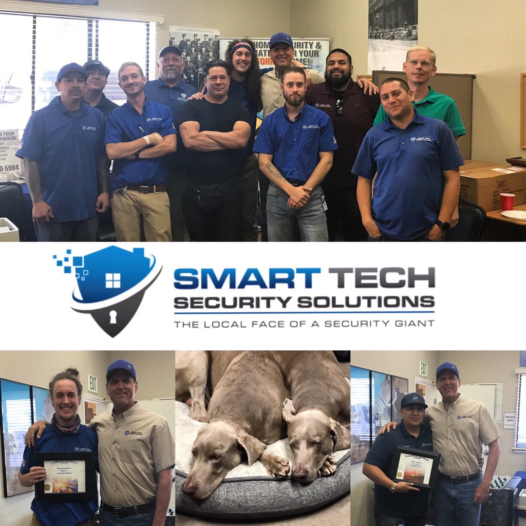 SmartTechADT's tweet image. We had a company meeting this morning announcing our top technician and salesman! Congratulations Willy and Jesus 🏆 smarttechprotect.com 
760.610.5984
#smarttechprotect #alarm #adt #coachellavalley #homesecurity #smarthome #surveillance #teamwork
