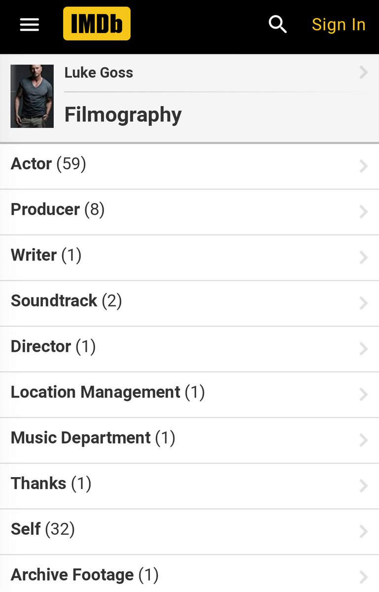 CathCubbs's tweet photo. So I decided in honour of the many hats that are worn by @LukeGoss, each day I will post something to remind everyone exactly how multi talented he truly is, so I'll start with actor and if you look at imdb you'll see no less than 59 films! #LGShowcase
What's your favourite? https://t.co/iShMd2AWj3