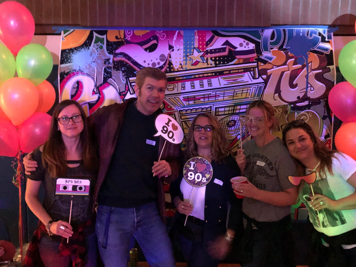 MrvanHoeijen's tweet photo. Such a great fundraiser for the school council last night 🥰🥳 Back to the 90s. A big thank you to all the parents who organized this! #WhitneyMainEvent @whitneyTDSB https://t.co/XP4glfXIBt