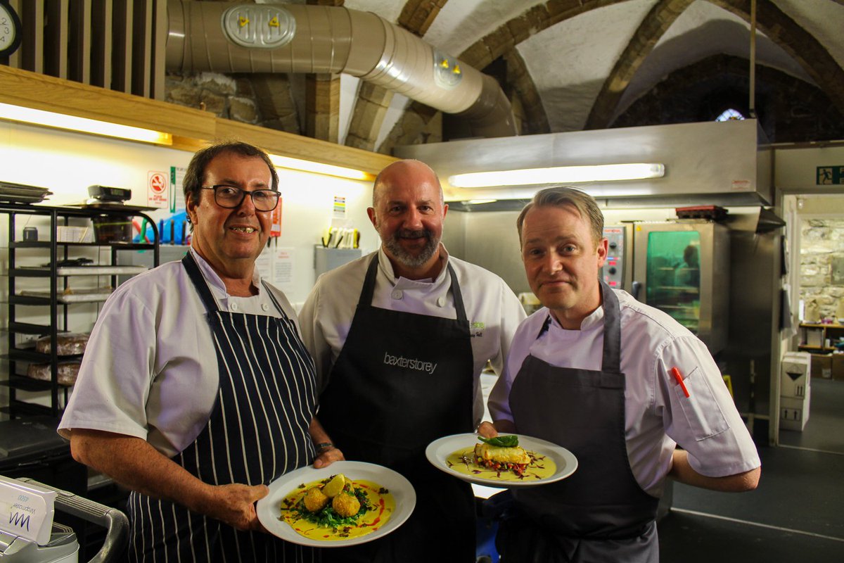 The Great Durham Pudding Club at <a href="/durhamcathedral/">Durham Cathedral</a>'s Undercroft Restaurant is about to start! Preparing tonight's delights are chefs Alistair, Tony and Gordon from BaxterStorey. First up, the main courses!
