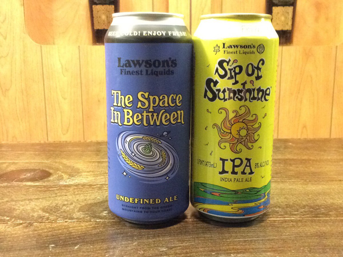 It wouldn’t be a Friday here without some <a href="/LawsonsFinest/">Lawson's Finest</a>! Sip and The Space in Between are stocked in the cooler