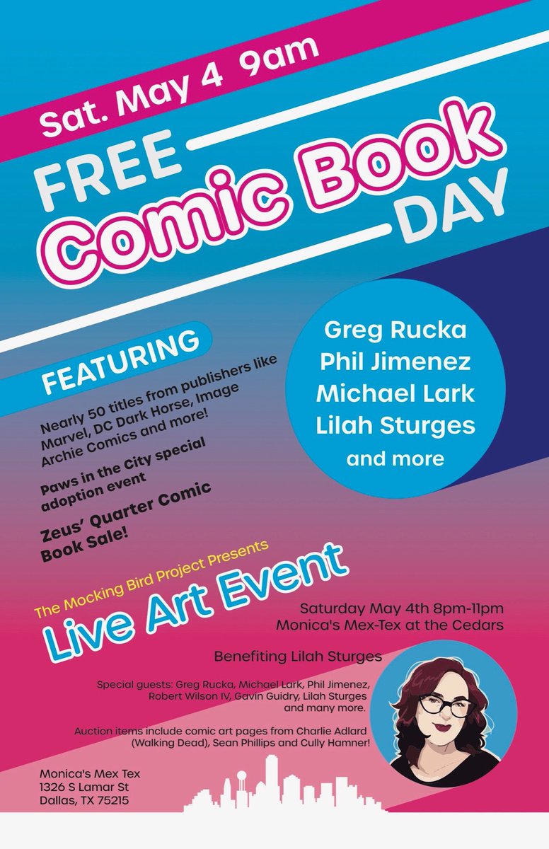 MizTeeFranklin's tweet image. #FCBD is tomorrow!!! I’ll be signing @zeuscomics from 9-2 &amp;amp; then I’ll be doing a #diversityincomics panel at 4pm! Come thru Dallas; get your books signed, meet badass creators, support the store &amp;amp; stay for a panel! #FreeComicBookDay