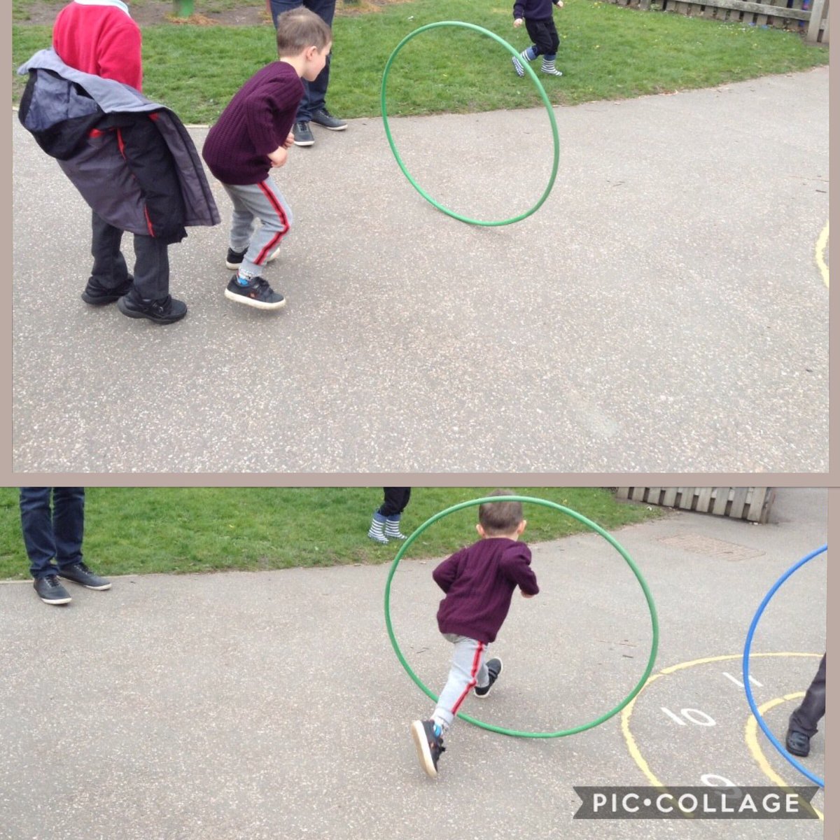 tnhps_fs's tweet photo. Today we had the #hoopchallenge Can you run through a spinning hoop ? #EYFS #PhysicalActivity https://t.co/lFEf5sunoh