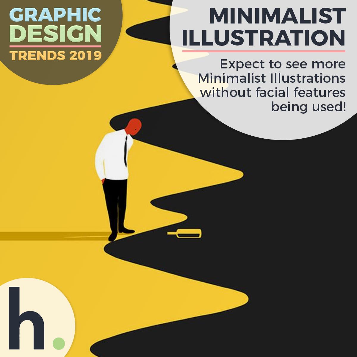 #graphicdesign trends 2019: #minimalism is IN!
You'll be seeing a lot more of minimalist illustrations, without the facial features being used- which gives an edge to it!
#minimalist #graphicdesigner #ui #ux