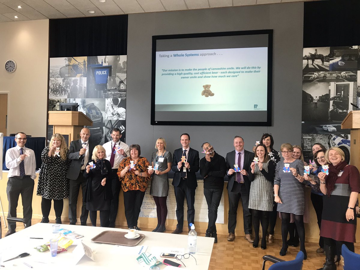 Great day today facilitating @LancsSguarding Whole Systems approach to Safeguarding workshop for senior Safeguarding partners with Tracy Hughes <a href="/perfect_flow/">Perfect Flow</a>.  Huge opportunities to design services collectively focused on the needs of the service user. #systemsthinking.