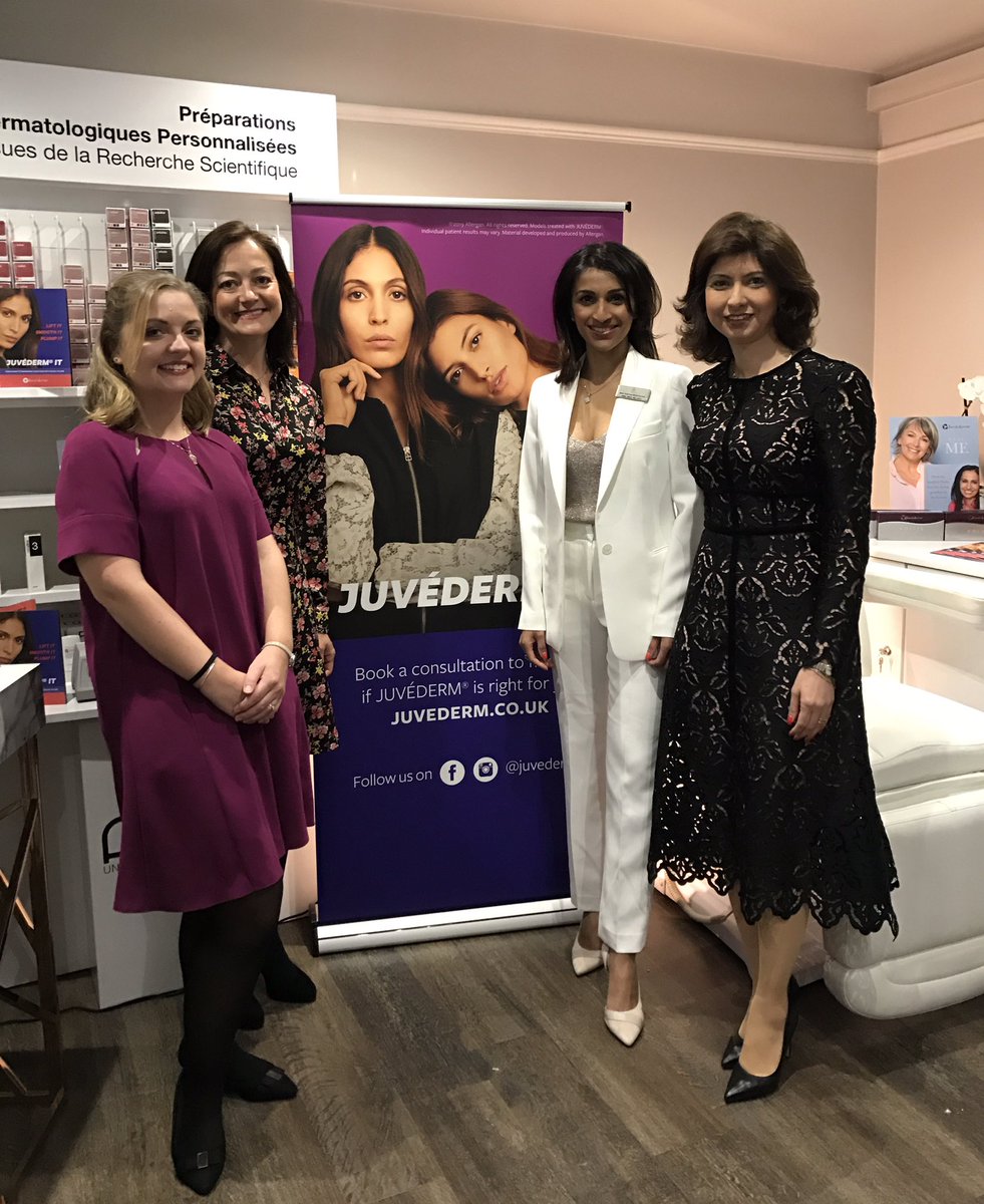 MissBalaratnam's tweet photo. Hosted the 1st Beauty Decoded Event here for South England last night. I enjoyed presenting on beauty, anatomy, science &amp; ageing, &amp; how #facialfillers work. Thank you @Allergan for joining us &amp; to our guests for your interaction #Juvedermit #Juvedermuk #aesthetics #Beconsfield https://t.co/lDMyq5x12o